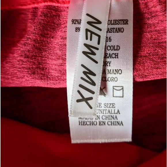NWOT~NEW MIX 2 matching pieces of Workout Activewear gear Gray Hot Pink One Size - Picture 2 of 11